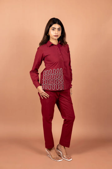 Maroon Co ord sets