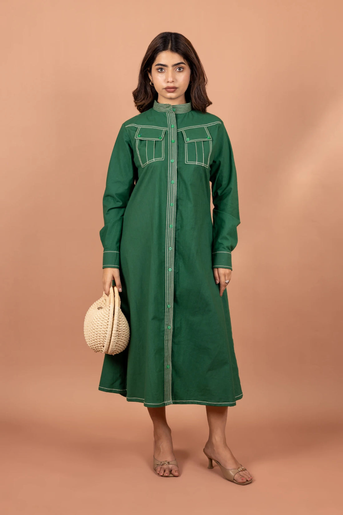Green dresses