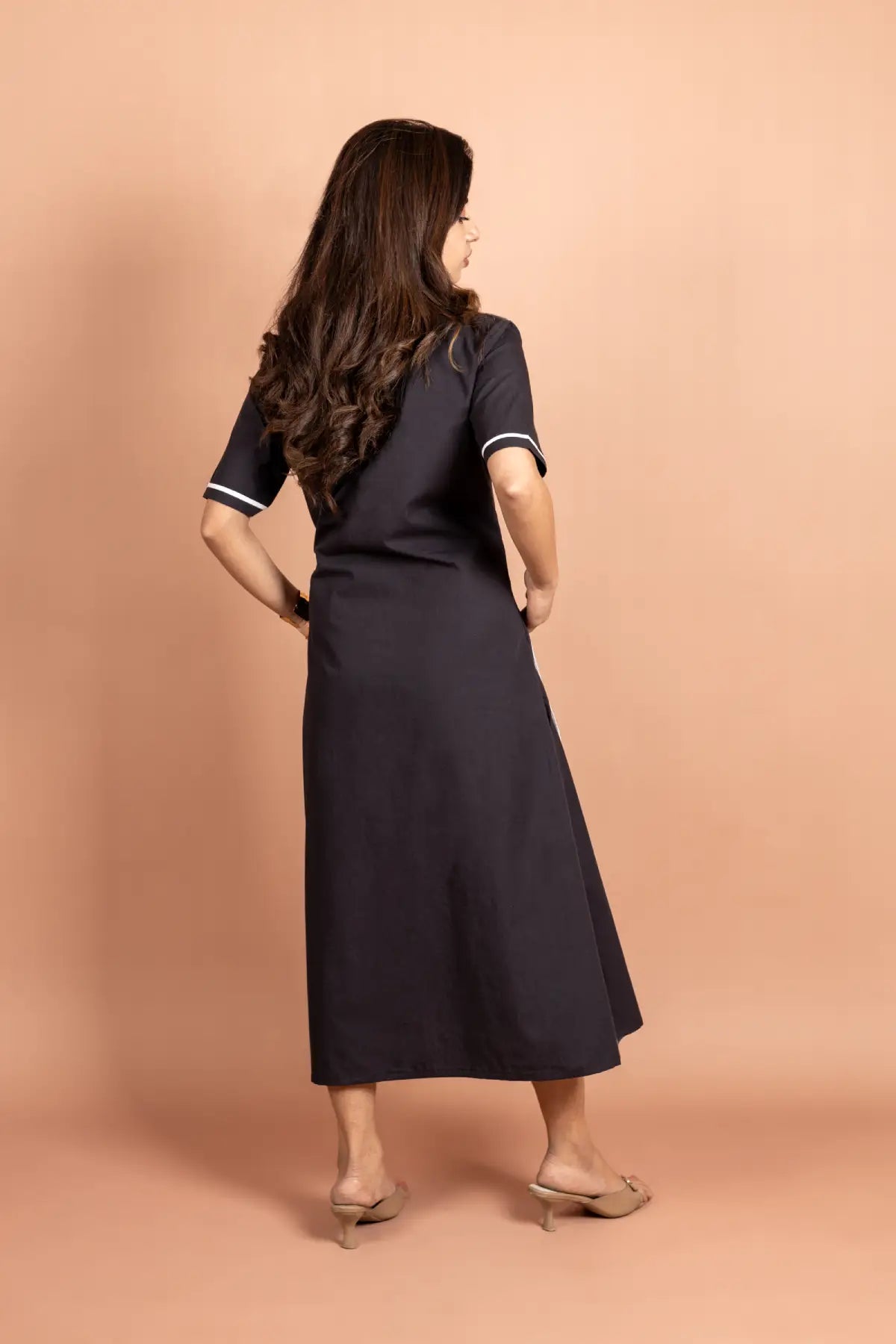 Mindnight Muse Cotton Poplin Dress