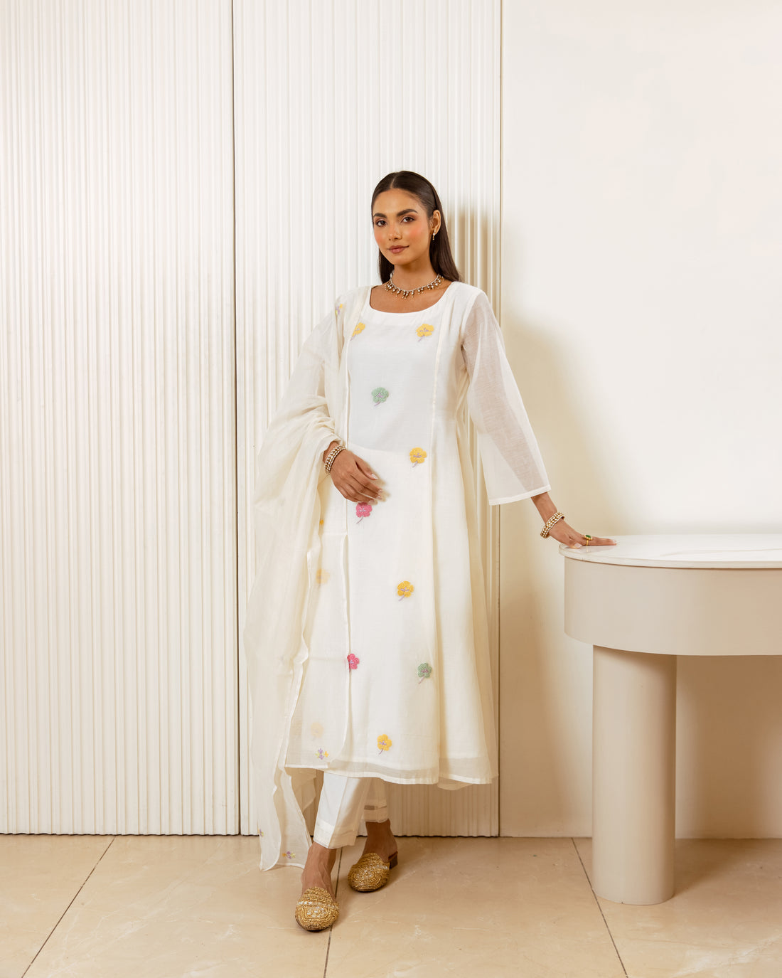 Off white Kurta Set