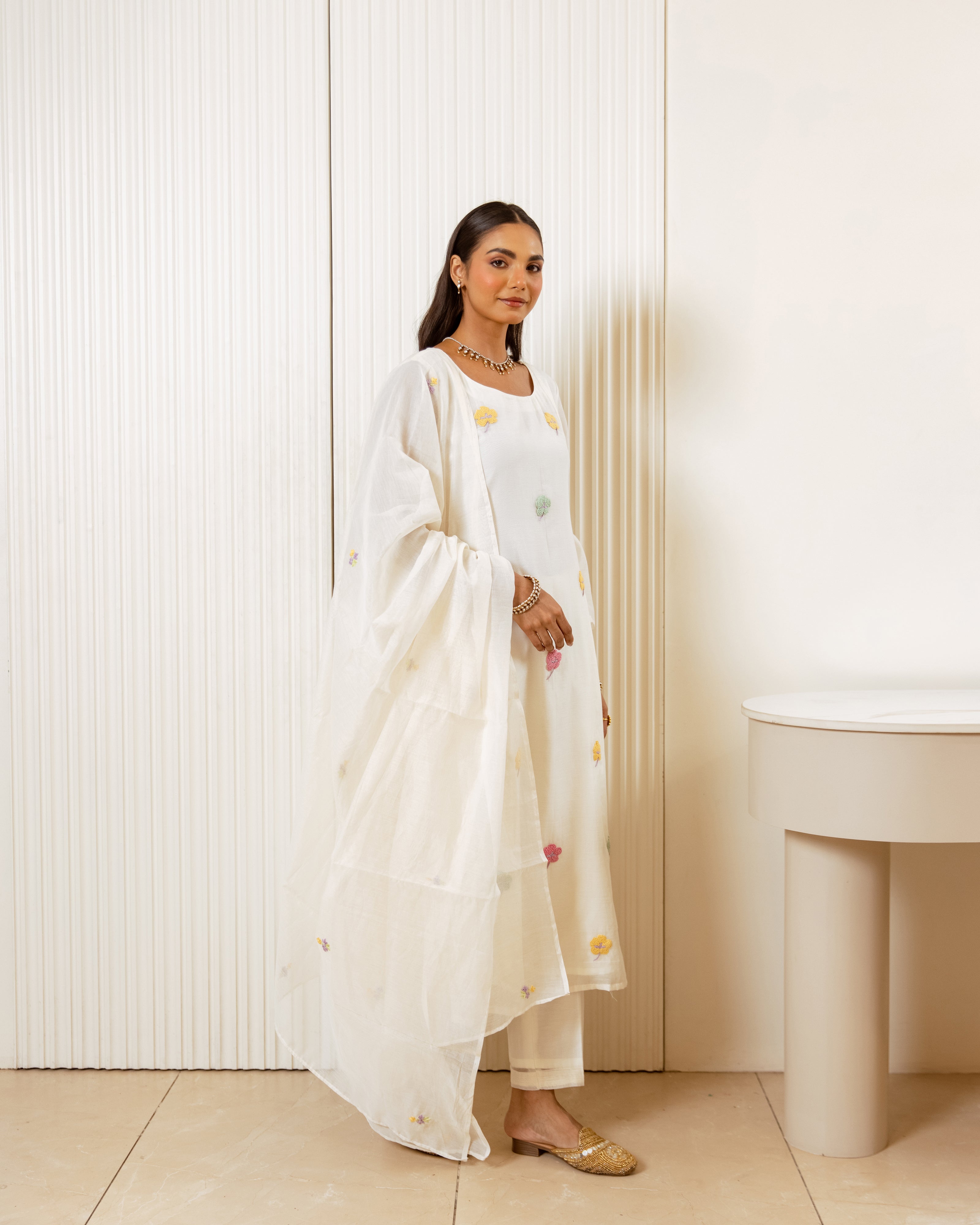 Off white Kurta Set