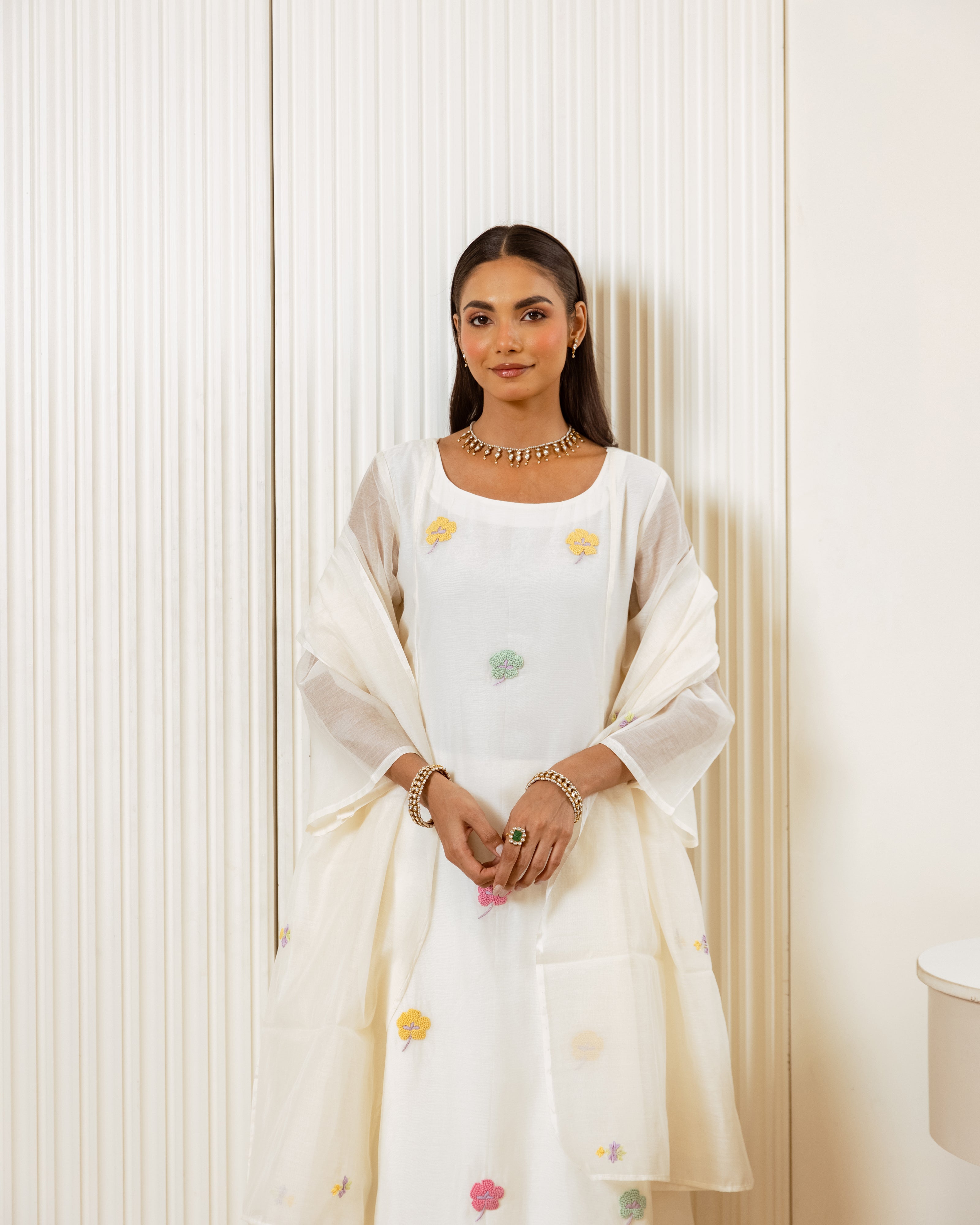 Off white Kurta Set