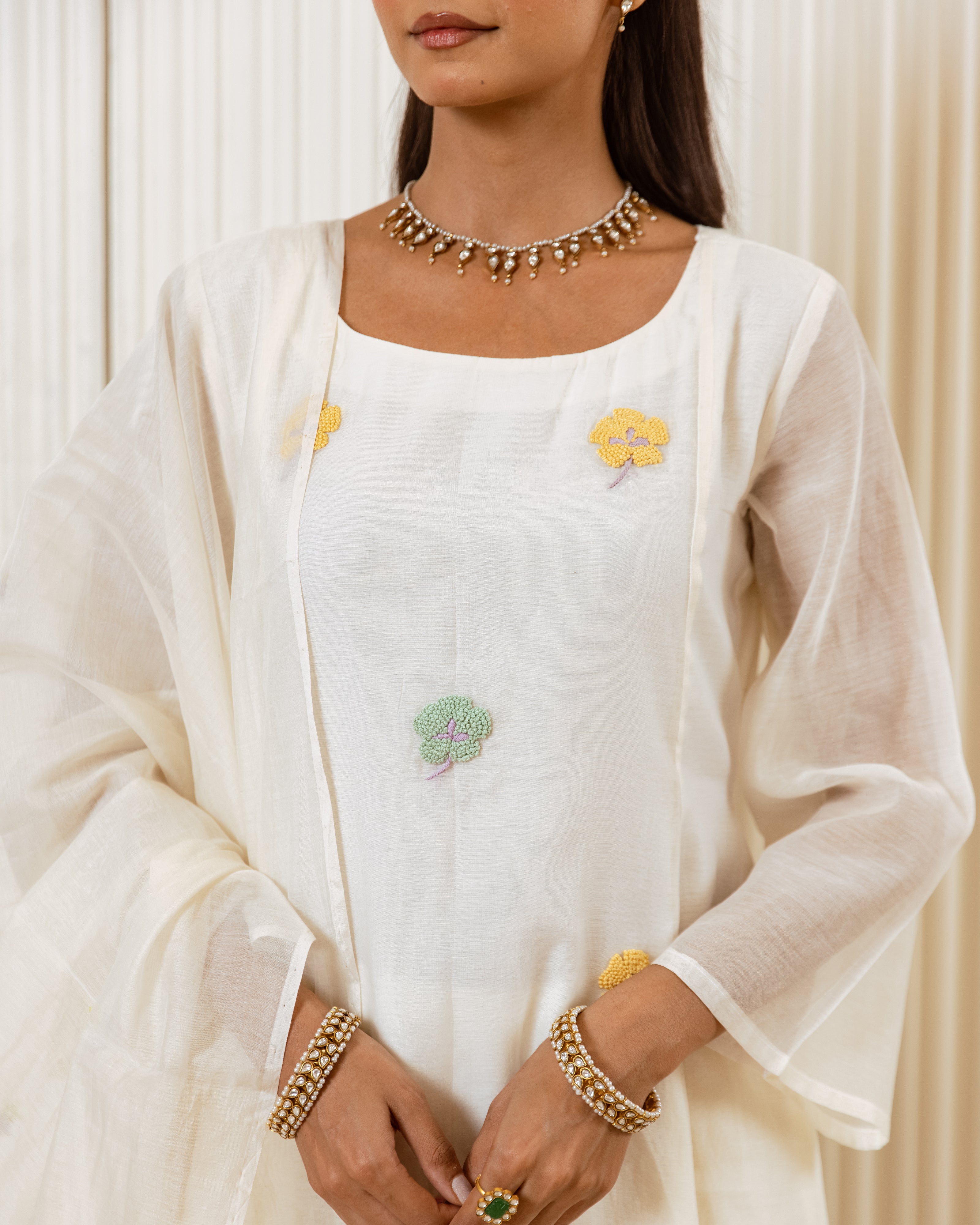 Off white Kurta Set