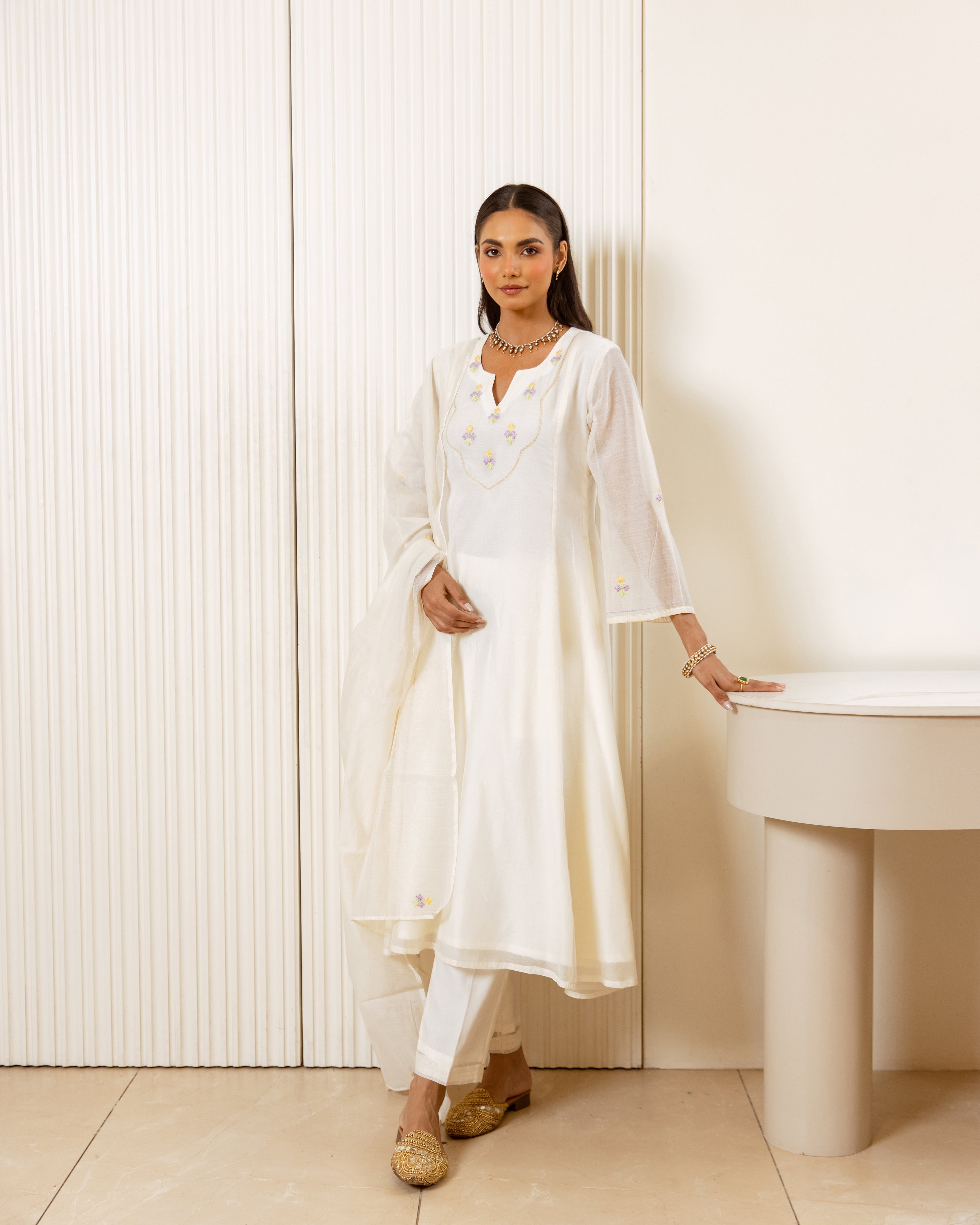 Off white Kurta Set