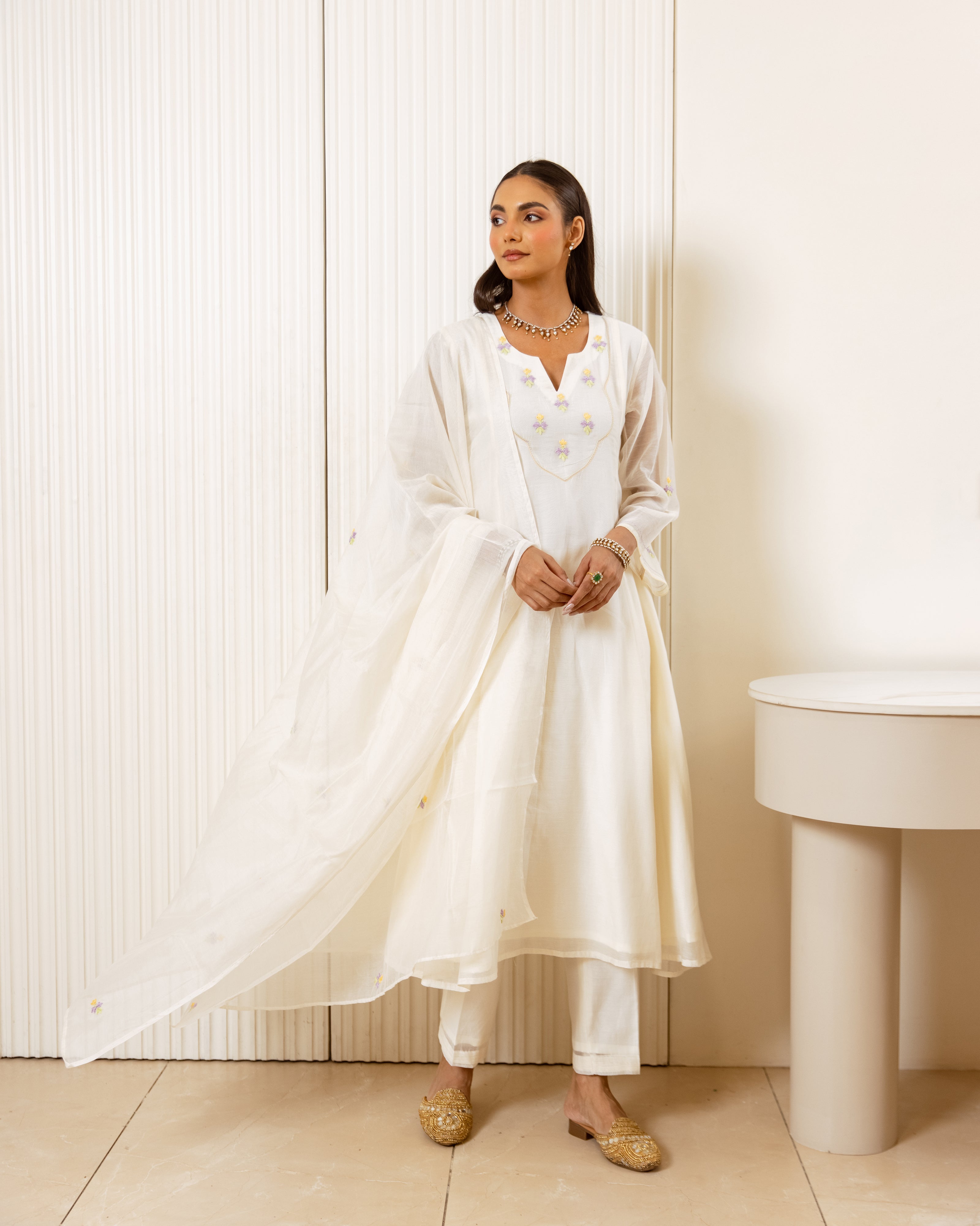 Off white Kurta Set
