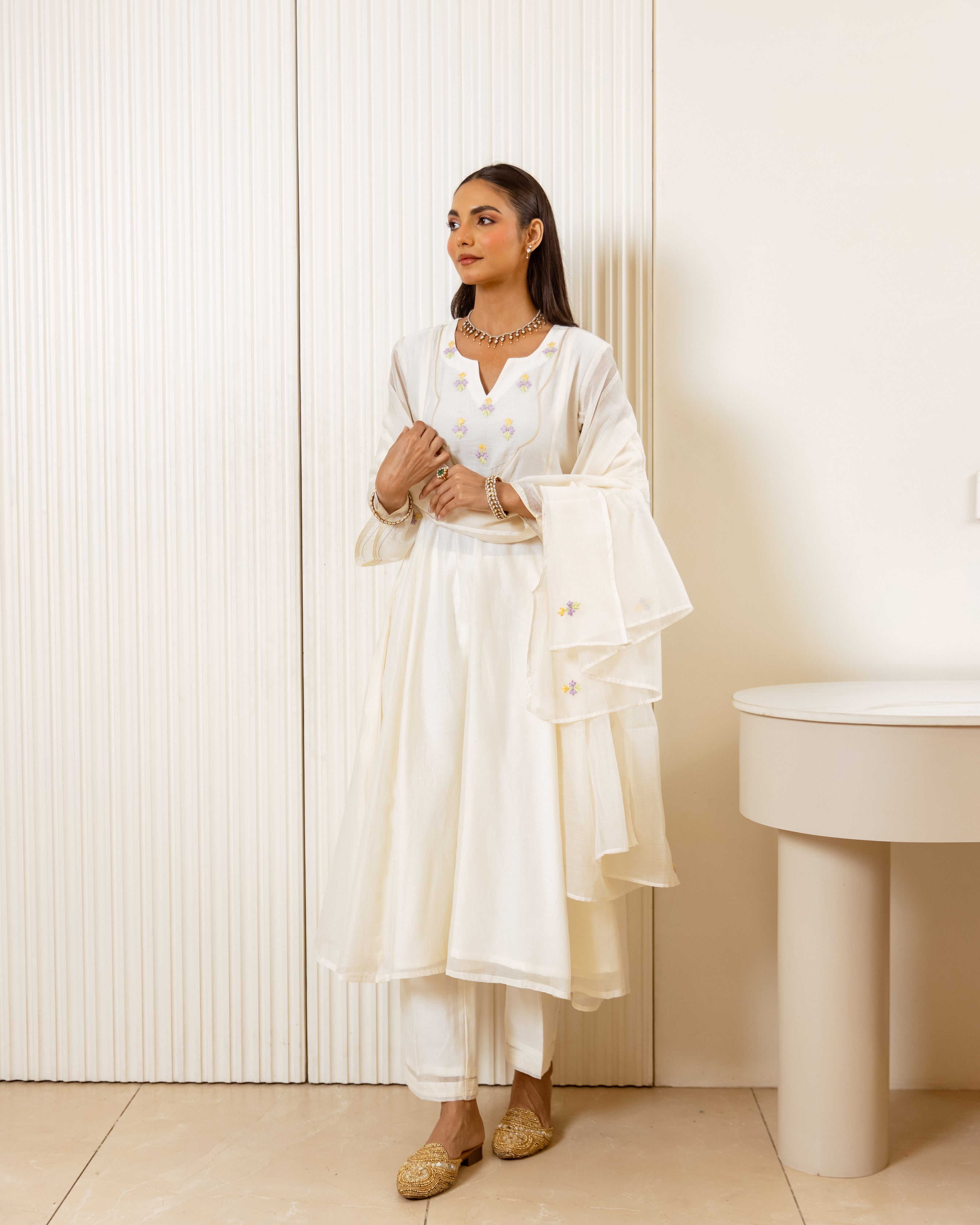 Off white Kurta Set