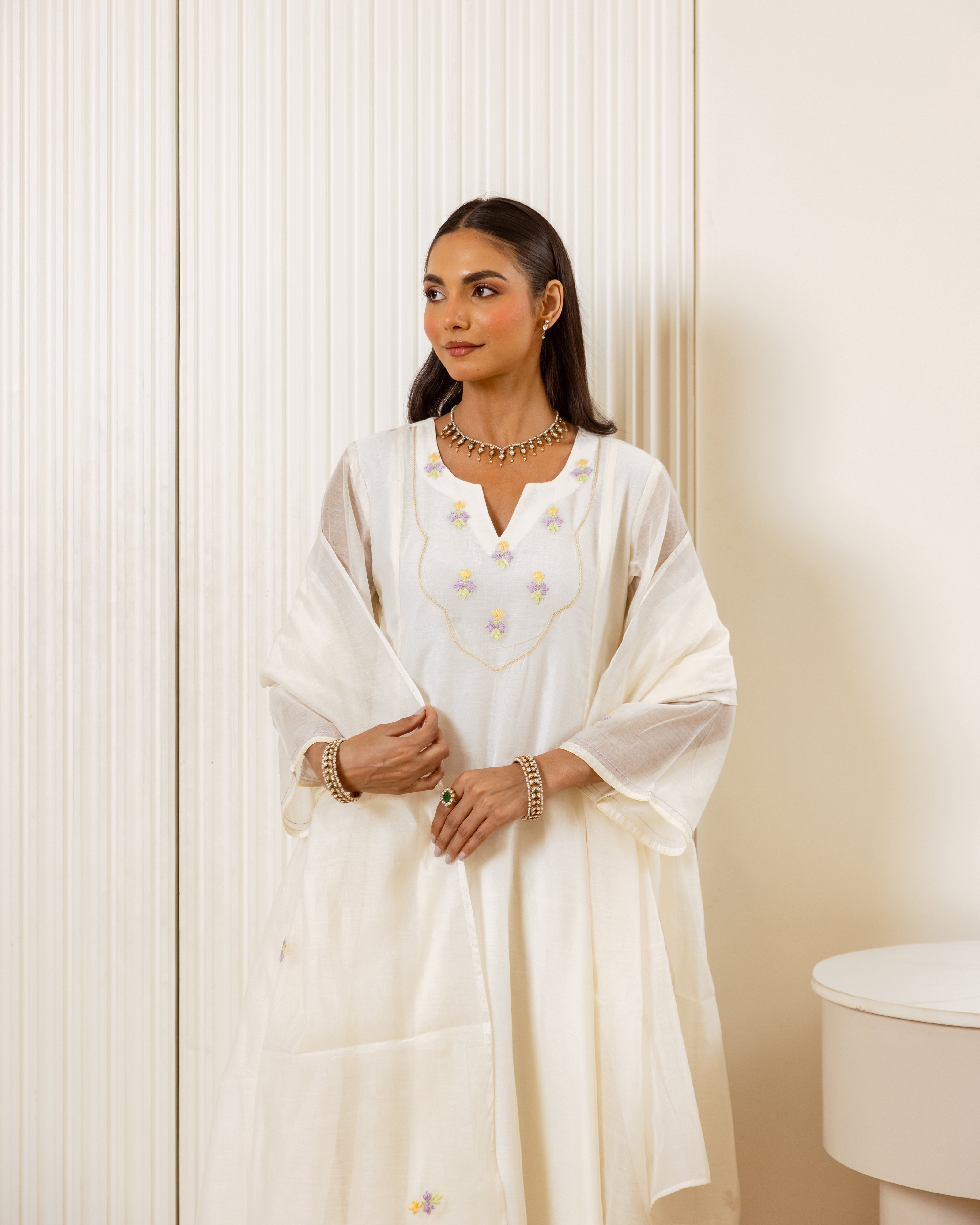 Off white Kurta Set