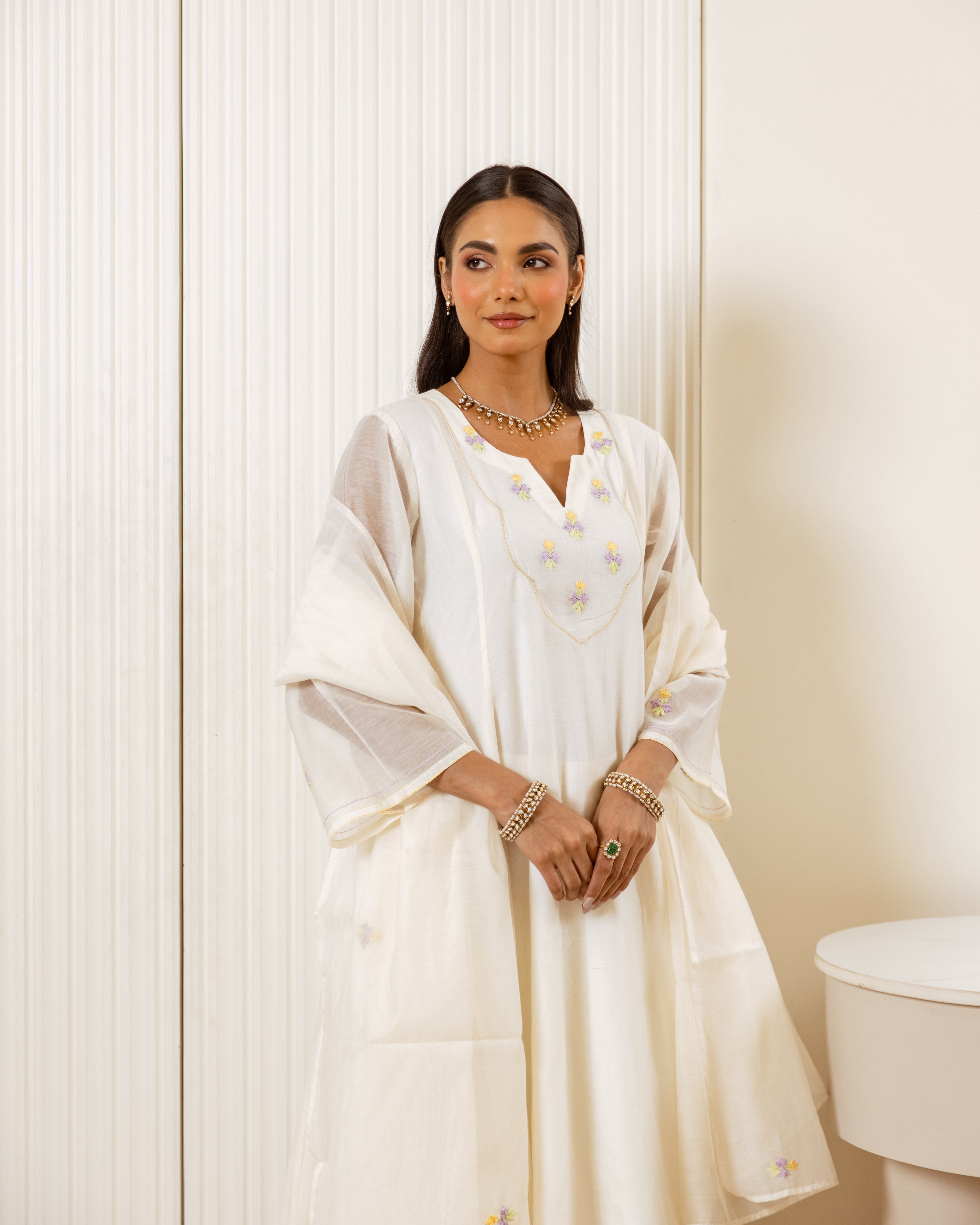 Off white Kurta Set