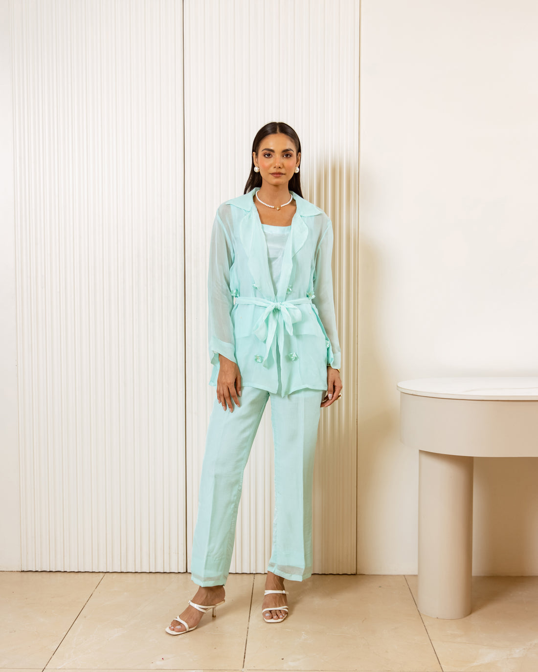 Organza Co Ord Set