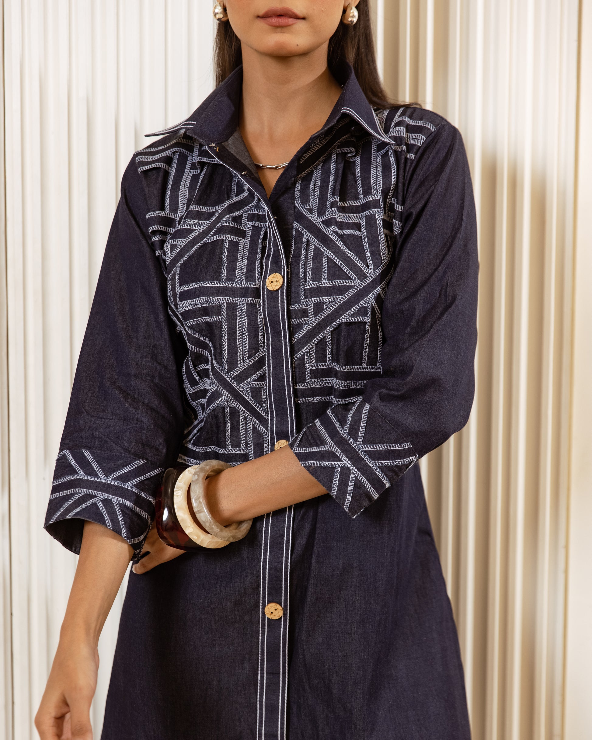 Blue Midi Dress