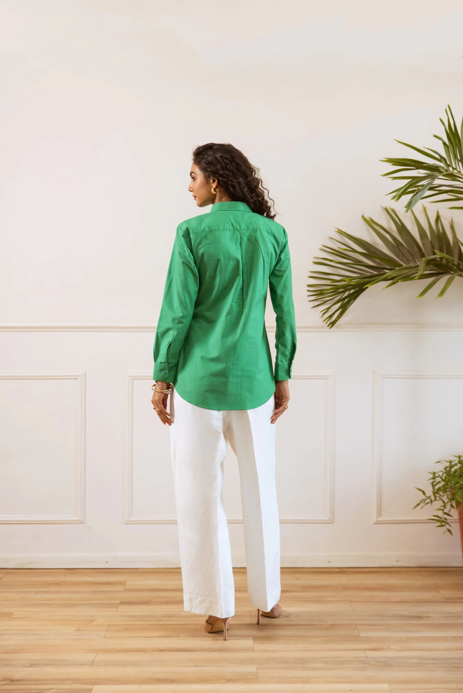 Green shirts for women