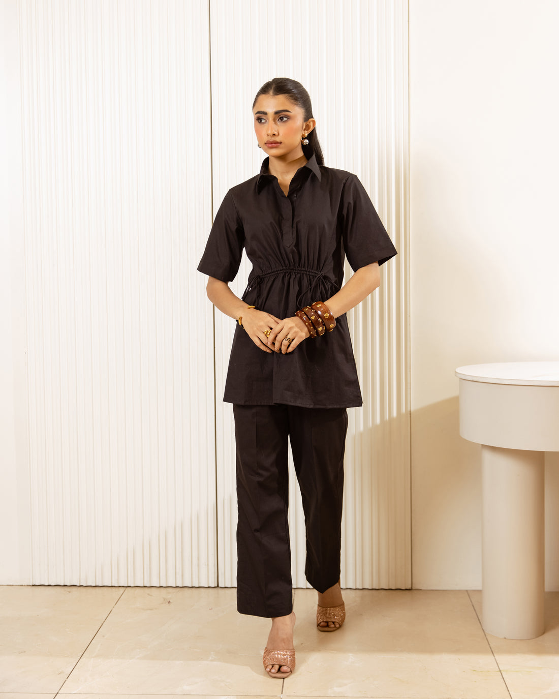 Black Co Ord Set for women