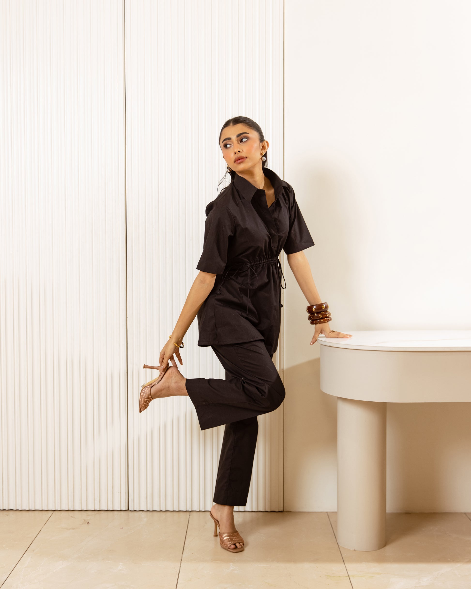 Black Co Ord Set for women