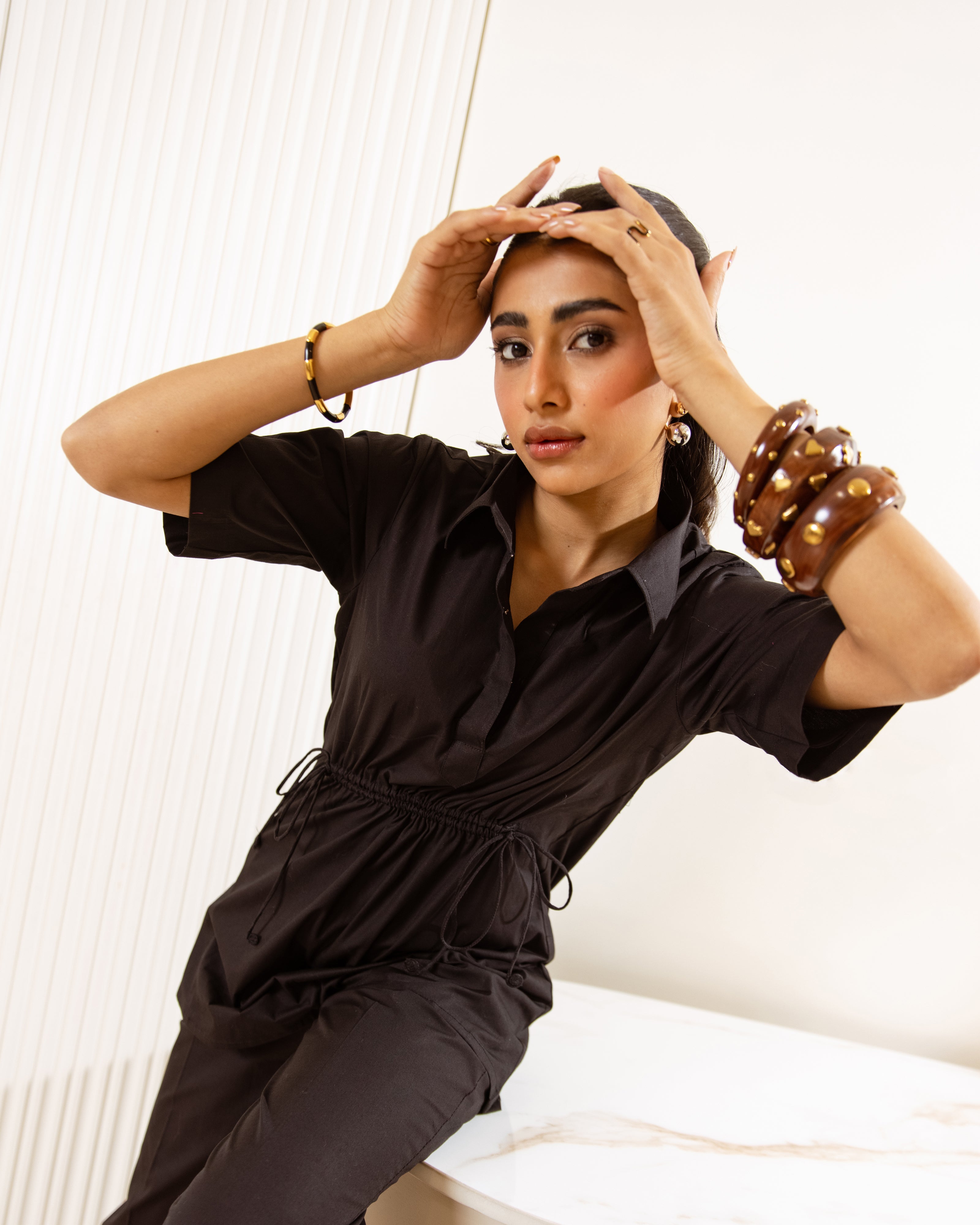 Black Co Ord Set for women