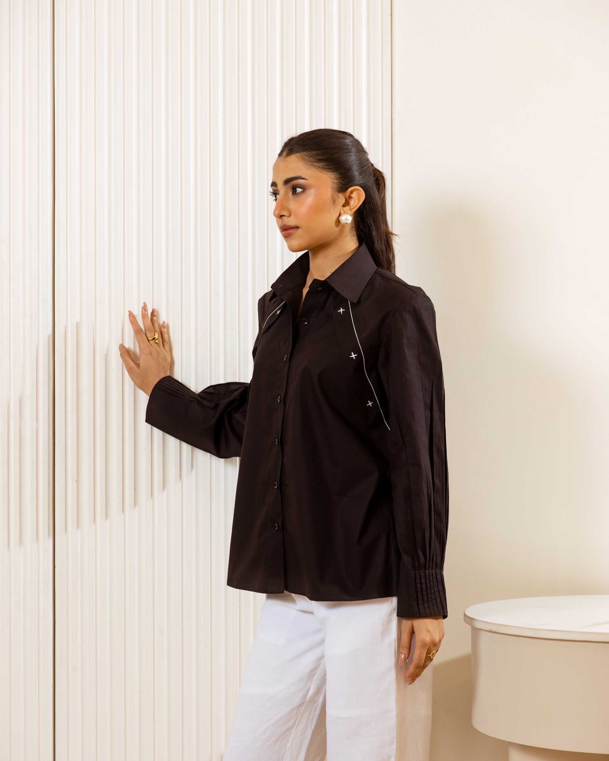 Black shirt for women