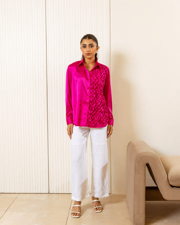 Pink shirt for women