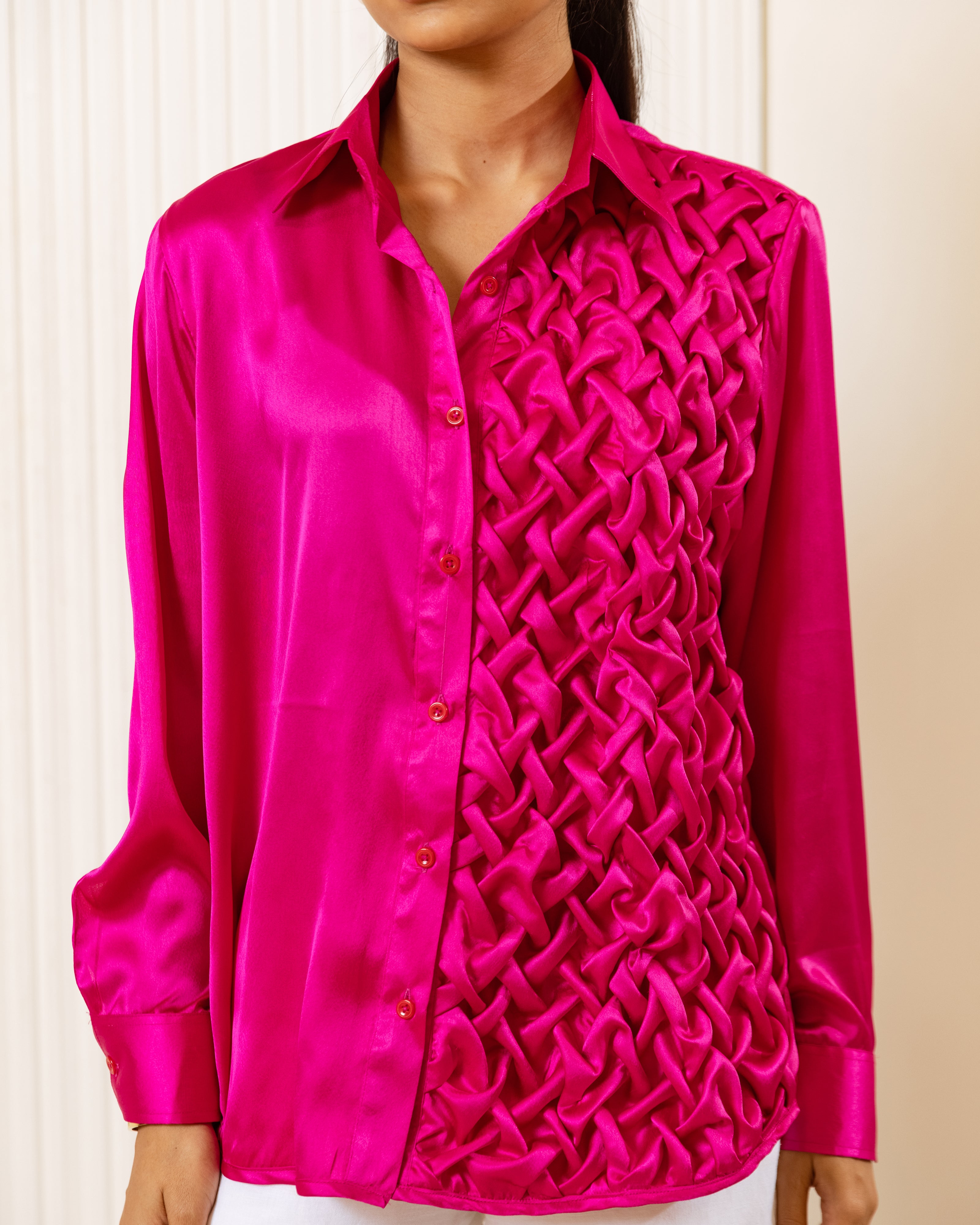 Pink shirt for women