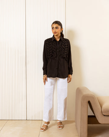 Satin Symphony Set With Pants