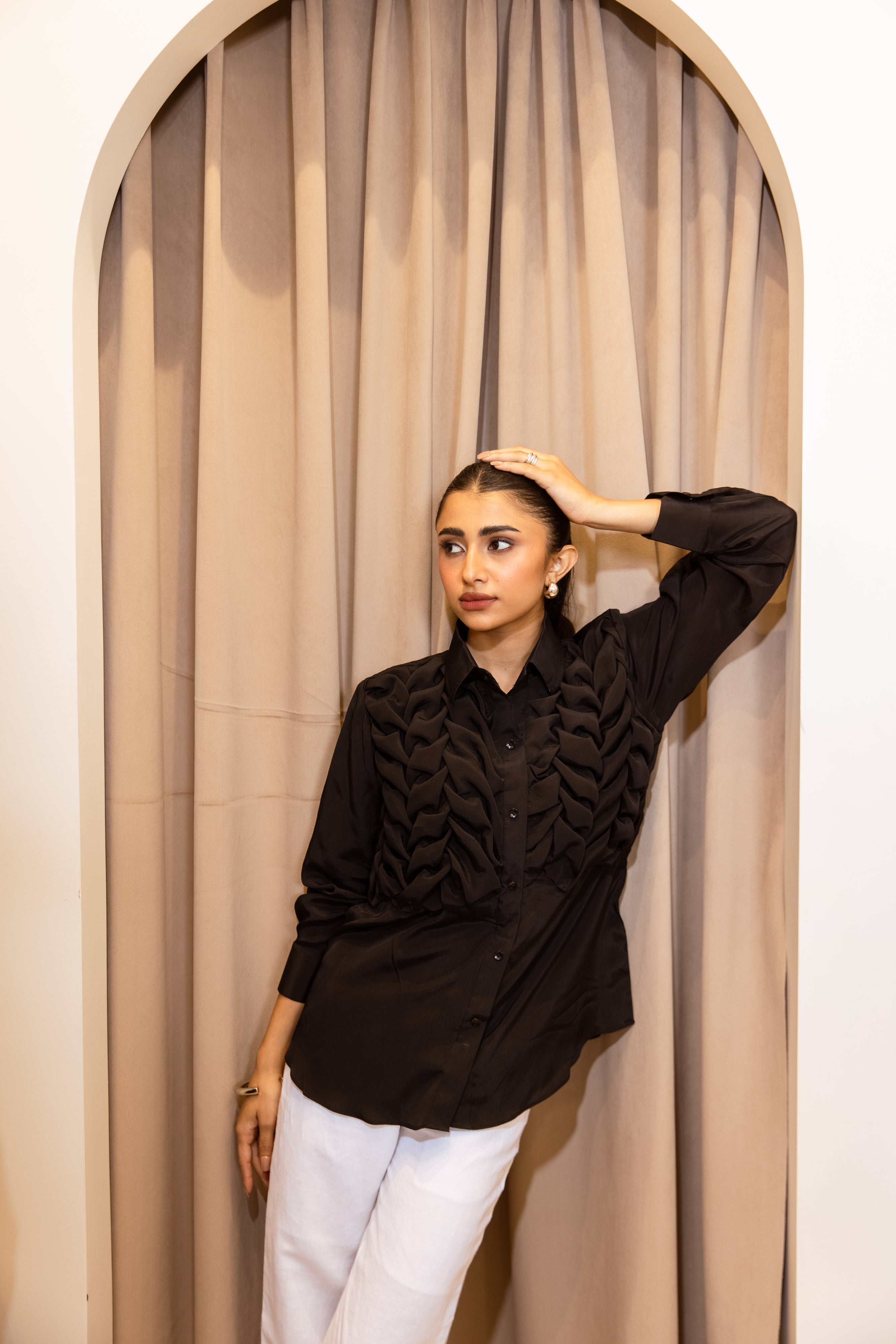 Satin Symphony Set With Pants