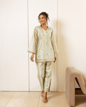 Stitch And Stone Crushed Tissue Co-ord Set