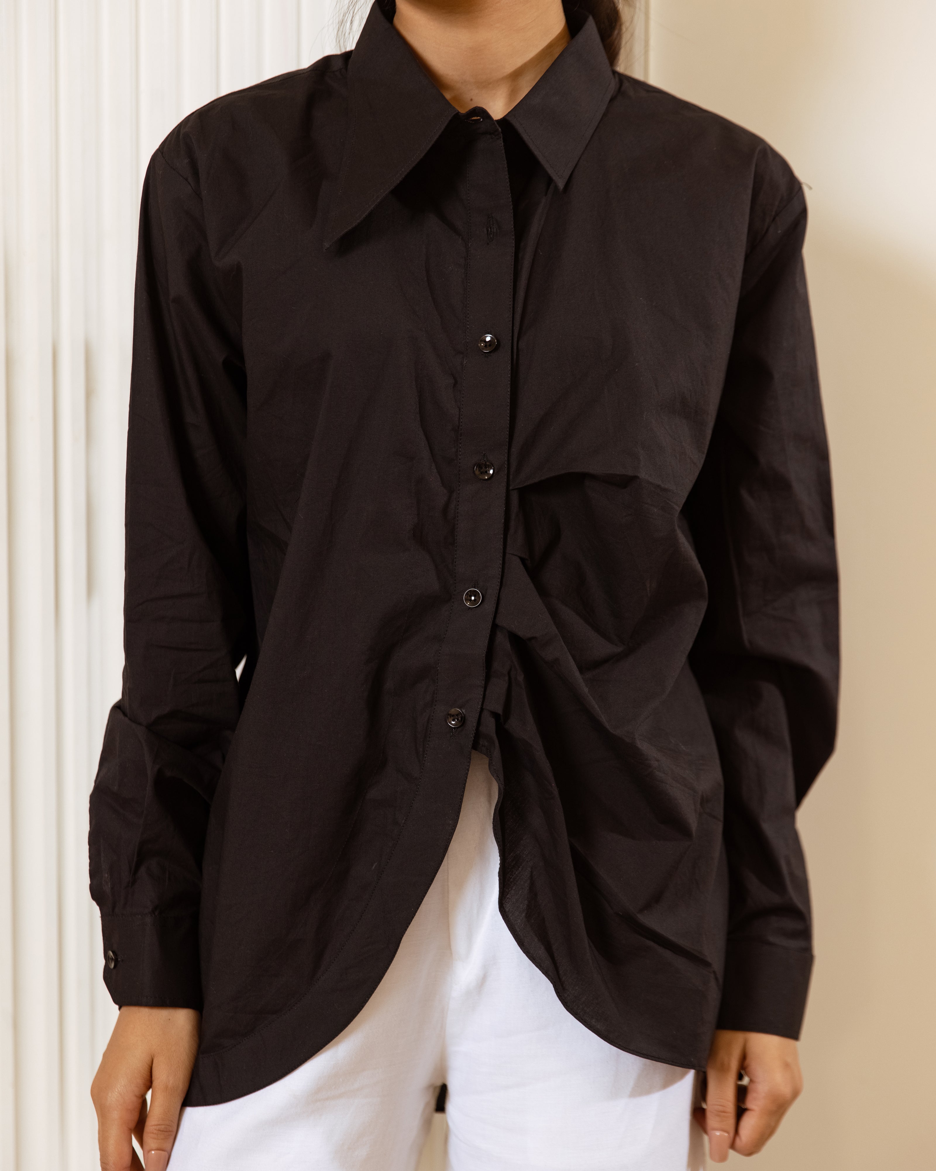 Urban Uplift Cotton Poplin Shirt
