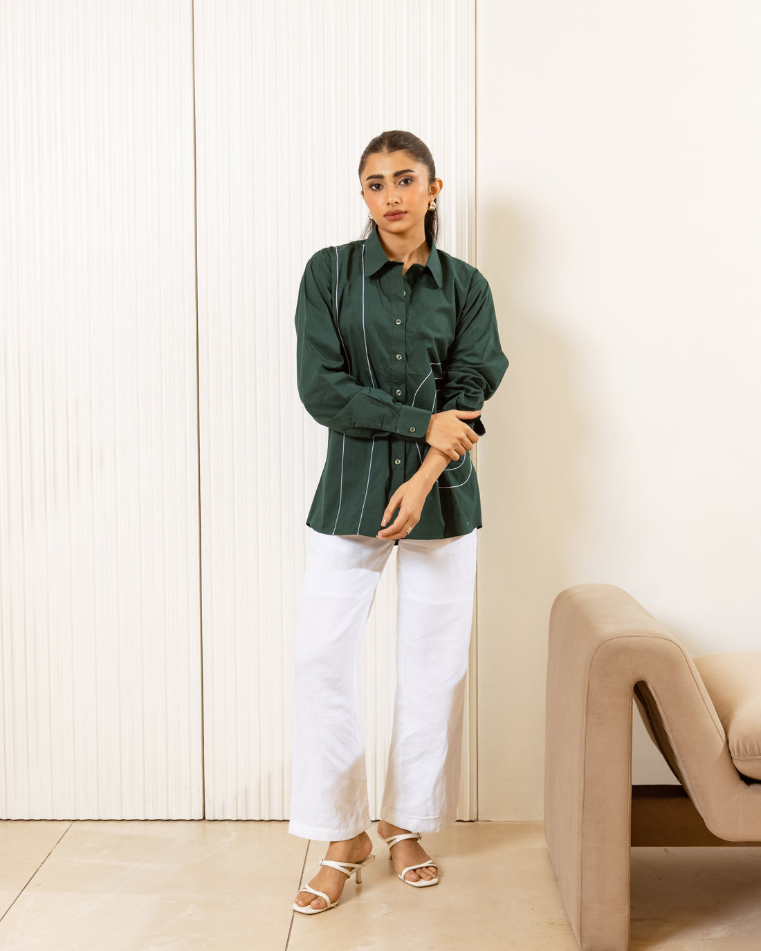 Thread Thrive Cotton Poplin Shirt with Pant