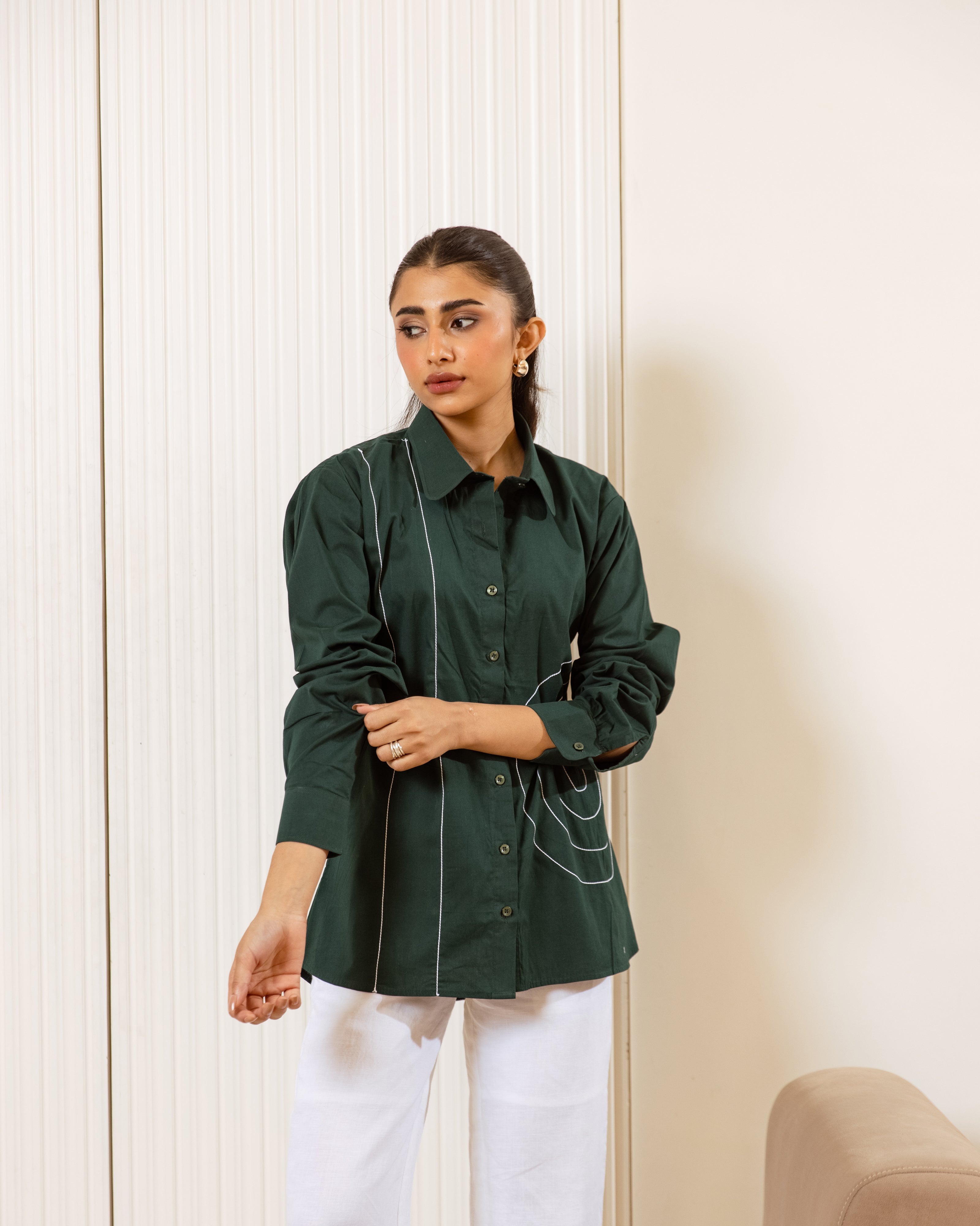 Thread Thrive Cotton Poplin Shirt with Pant