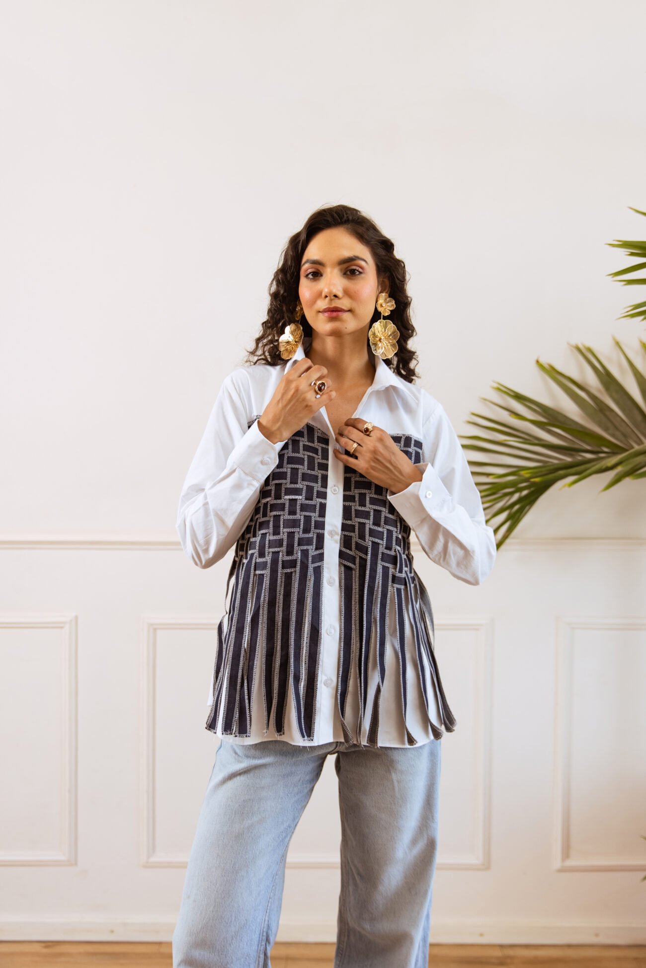 Sapphire Swing Overlay Shirt
