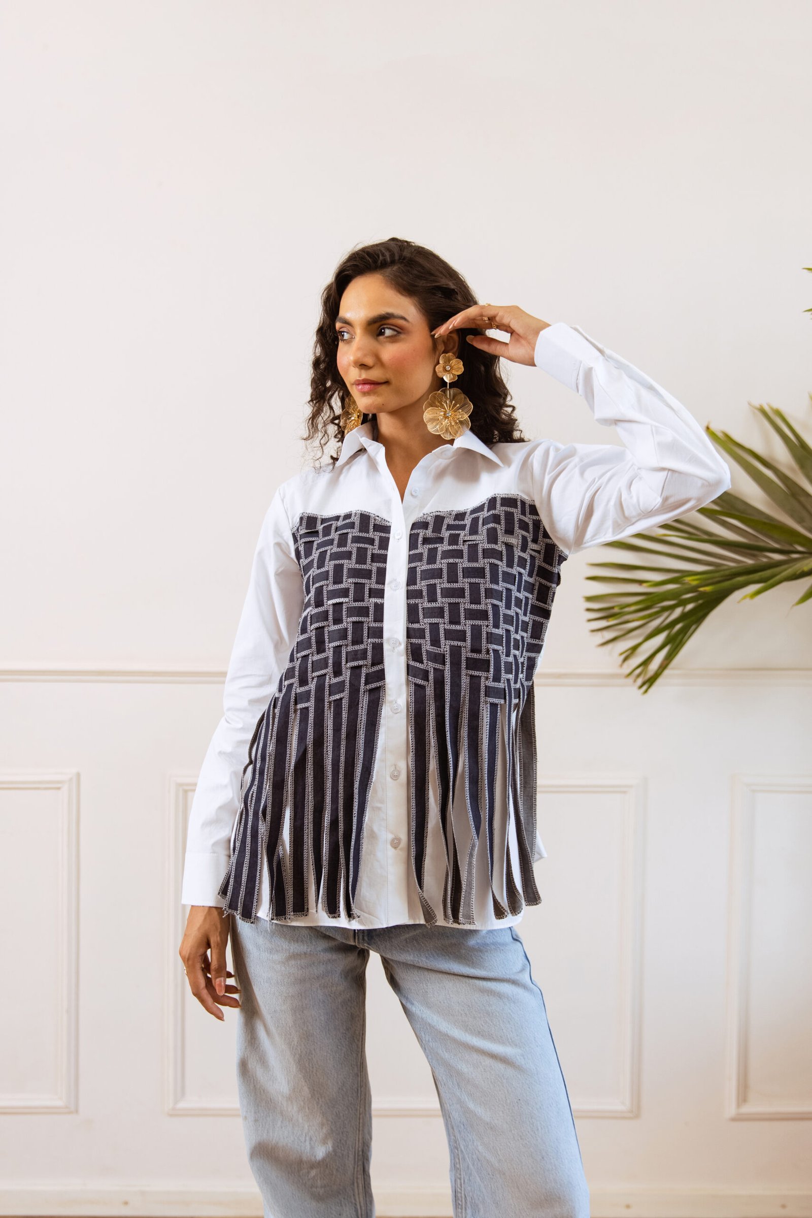 Sapphire Swing Overlay Shirt - Image 3