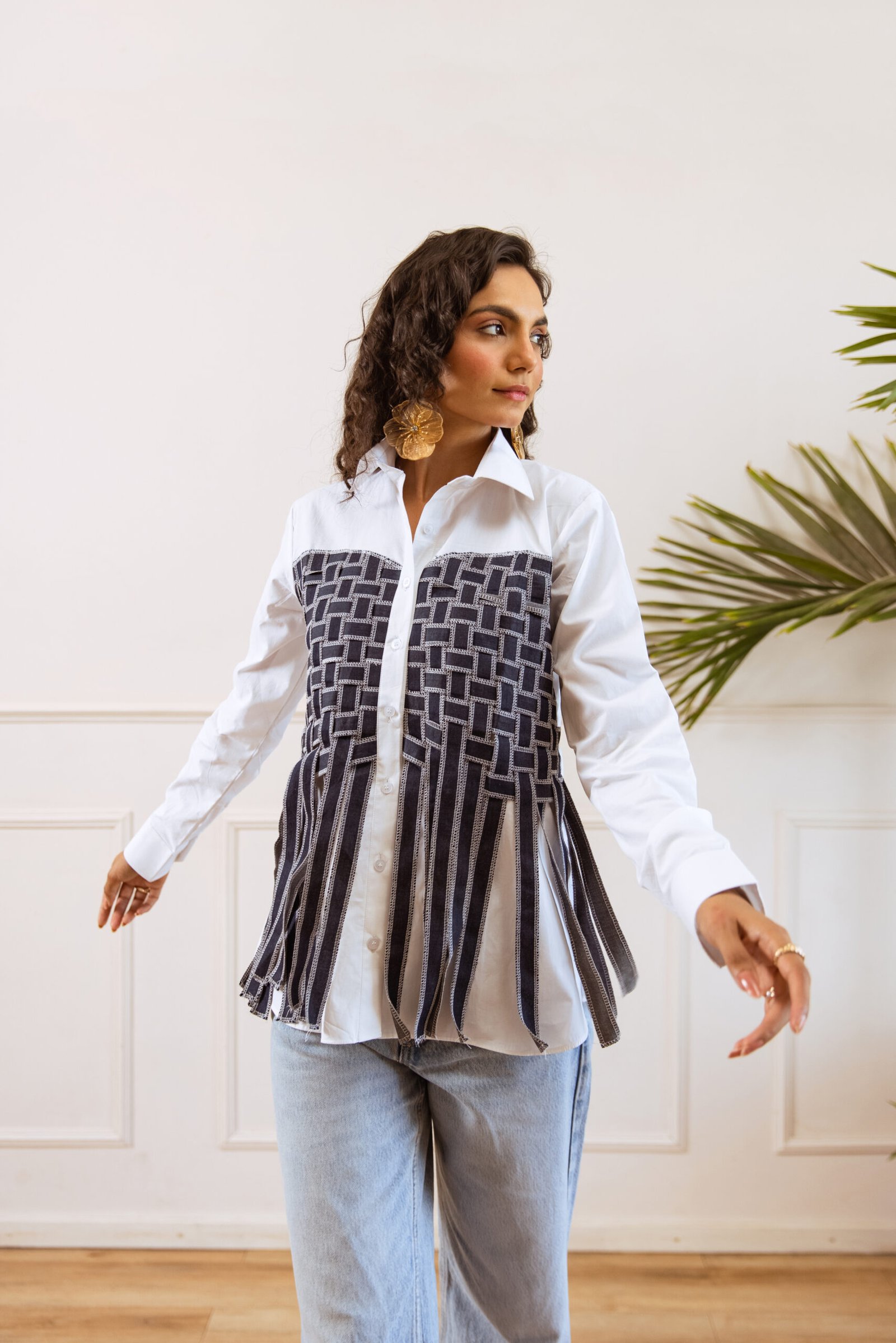 Sapphire Swing Overlay Shirt - Image 2