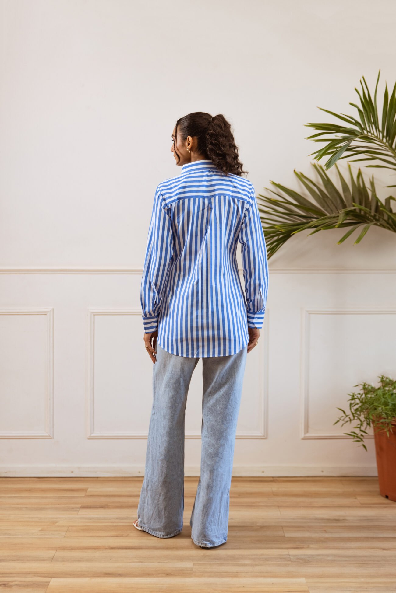 Blue Stripe Classic Shirt - Image 5