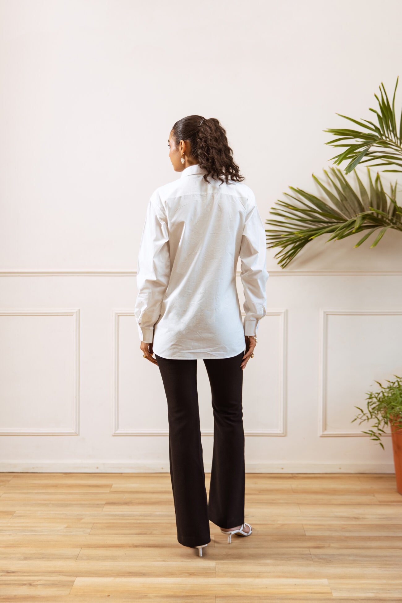 White Glow Embellished Shirt - Image 5
